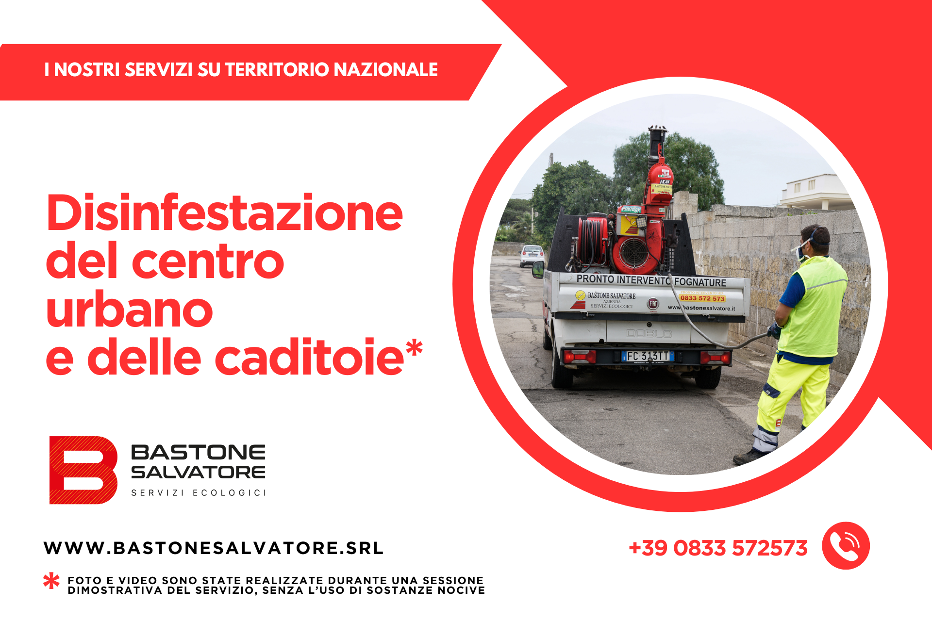 disinfestazione centro urbano bastone salvatore srl